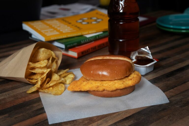 Breaded Chicken Breast on Brioche